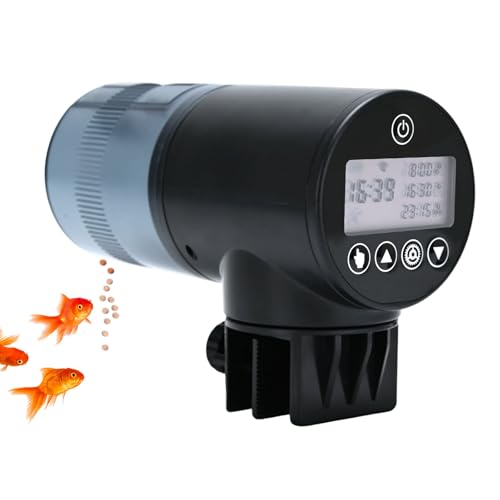 Automatischer Futterspender für Aquarien – Automatischer Timer für Aquarien, kann aus der Ferne eingerichtet und bedient werden, zwei Installationsmethoden, geeignet für Aquarienteiche Automatischer Futterspender für Aquarien – Automatischer Timer für Aquarien, kann aus der Ferne eingerichtet und bedient werden, zwei Installationsmethoden, geeignet für Aquarienteiche von Lychee