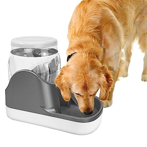 Lydia's Deal Automatischer Wasserspender für Hunde, 3,5 l, Schwerkraft-Wassernapf, Haustier-Wasserspender für kleine, mittelgroße und große Hunde von Lydia's Deal