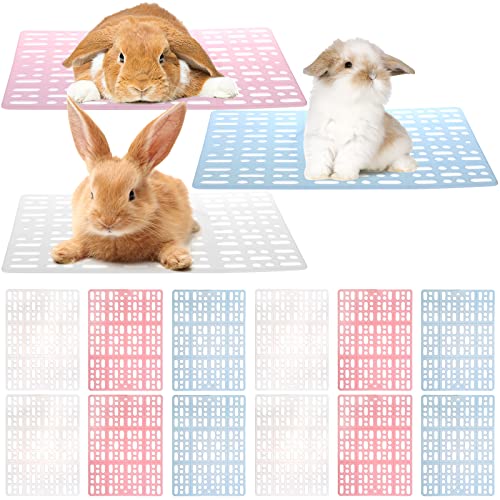 Lyellfe 12 Stück Kunststoff-Kaninchenkäfigmatte, langlebige Kaninchen-Bodenmatte mit Schnappgelenk, Fußstützpolster in verschiedenen Farben, Matten Füße Pads für Haustiere, Katzen, Hunde, Hasen Lyellfe 12 Stück Kunststoff-Kaninchenkäfigmatte, langlebige Kaninchen-Bodenmatte mit Schnappgelenk, Fußstützpolster in verschiedenen Farben, Matten Füße Pads für Haustiere, Katzen, Hunde, Hasen von Lyellfe