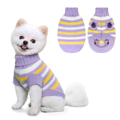 Lyneun Hundepullover für Weihnachten - Warm Strickpullover, Weihnachtspullover für Hunde, Haustier Kostüm Mantel von Lyneun