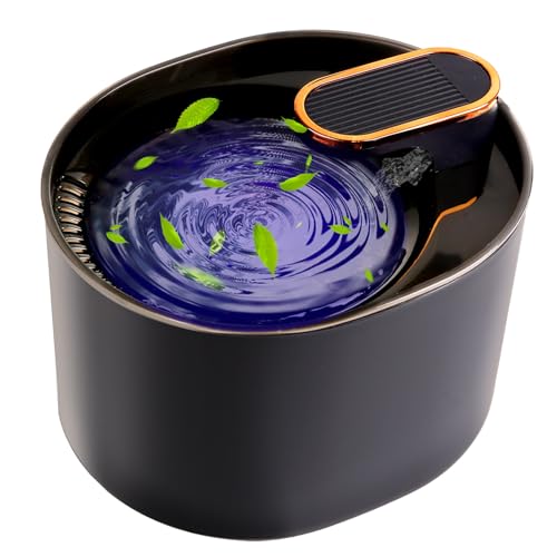 Lyneun Katzenbrunnen, 3L Automatik Trinkbrunnen, USB Wasserbrunnen, Super Leise Mit LED, Dreifach Gefiltert Für Haustiere von Lyneun