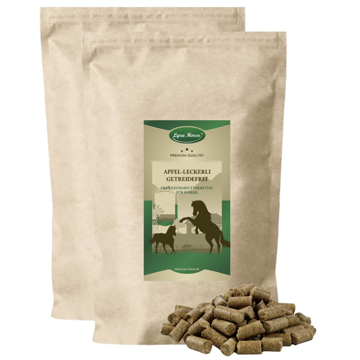 10 kg Lyra Horse® Apfel Leckerli von Lyra Horse