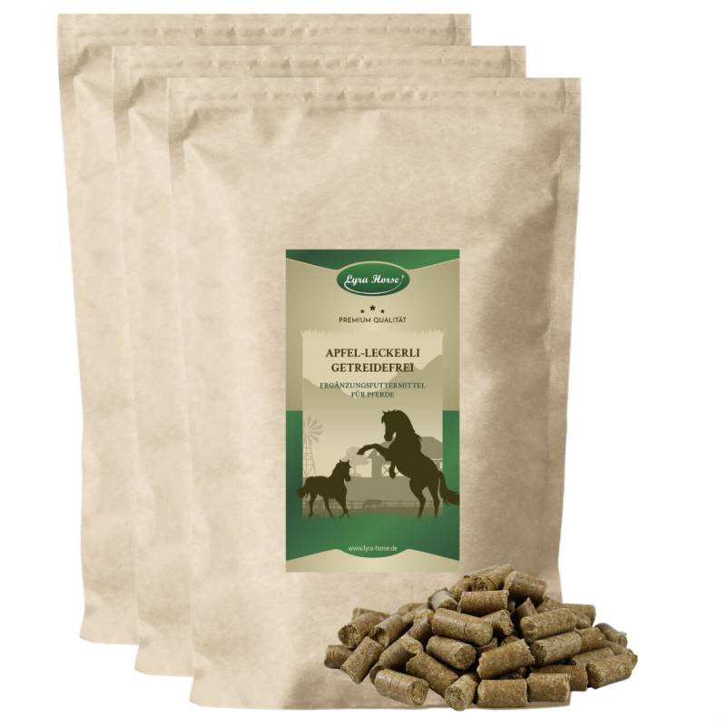 15 kg Lyra Horse® Apfel Leckerli von Lyra Horse