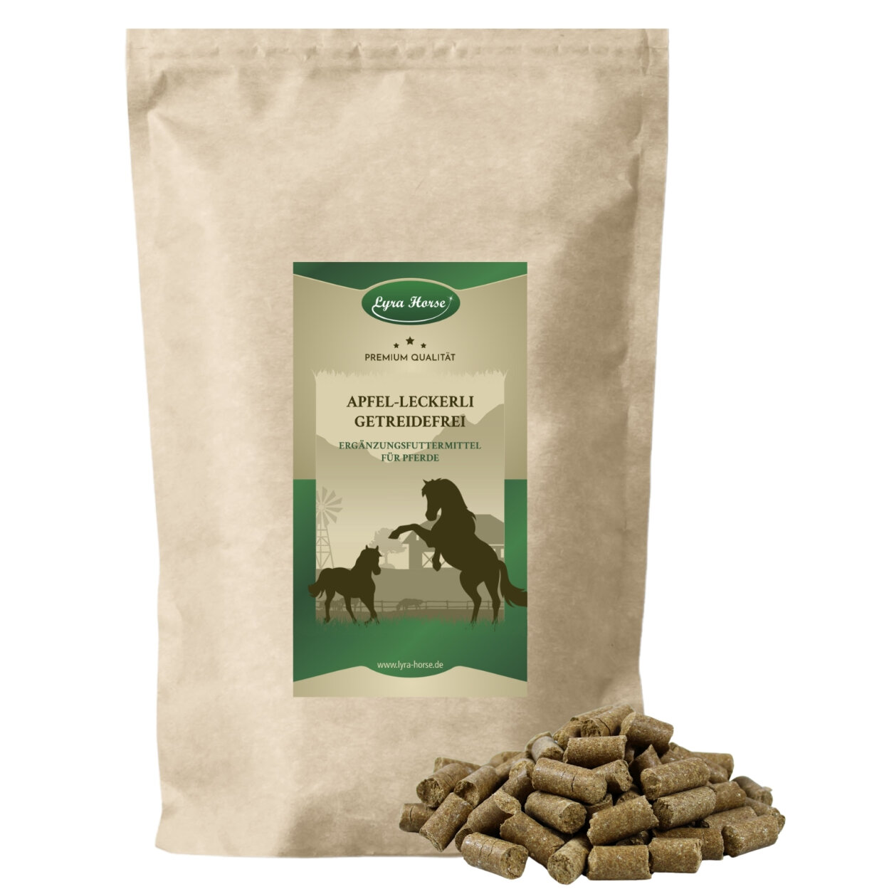 5 kg Lyra Horse® Apfel Leckerli von Lyra Horse