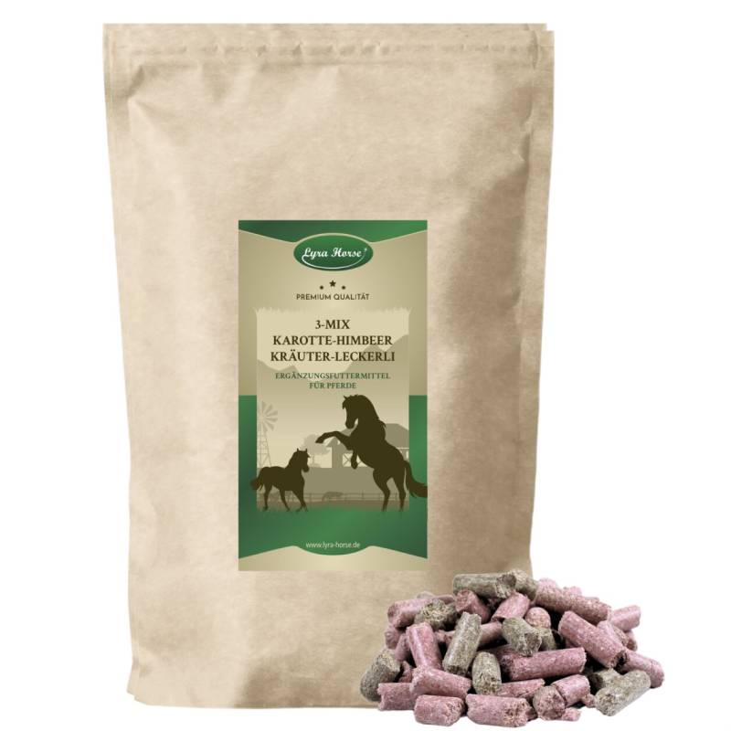 5 kg Lyra Horse® Karotte-Himbeer-Kräuter Leckerli von Lyra Horse