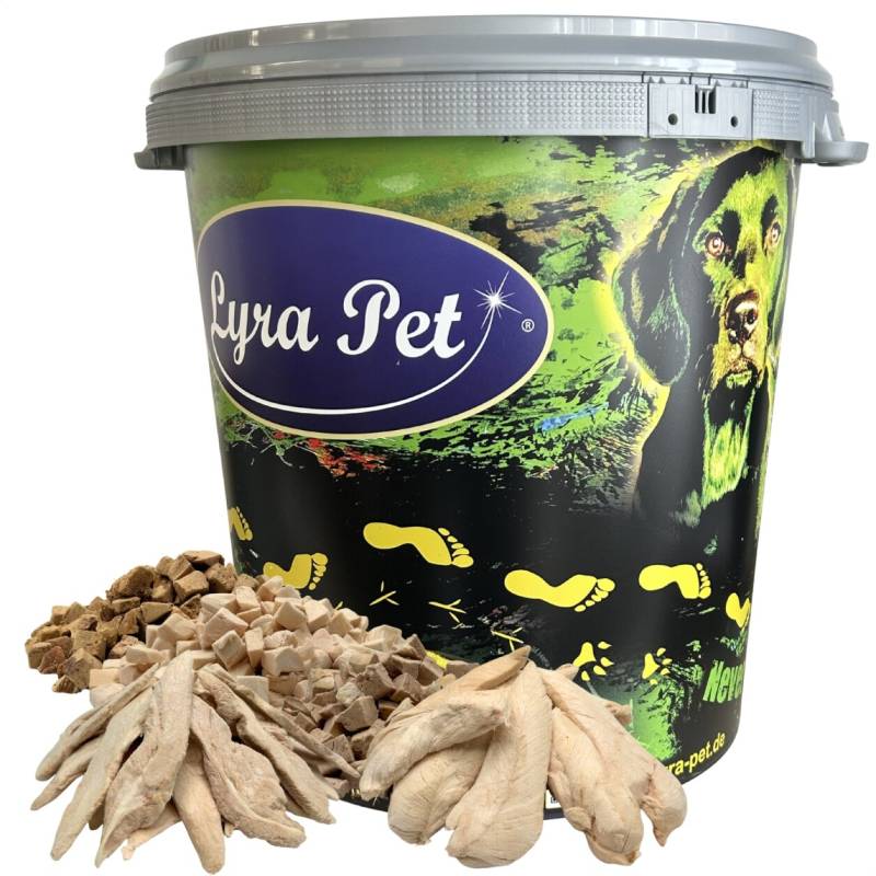 1 kg (5 x 200 g) Lyra Pet® Hundesnack Mix gefriergetrocknet in 30 L Tonne von Lyra Pet GmbH