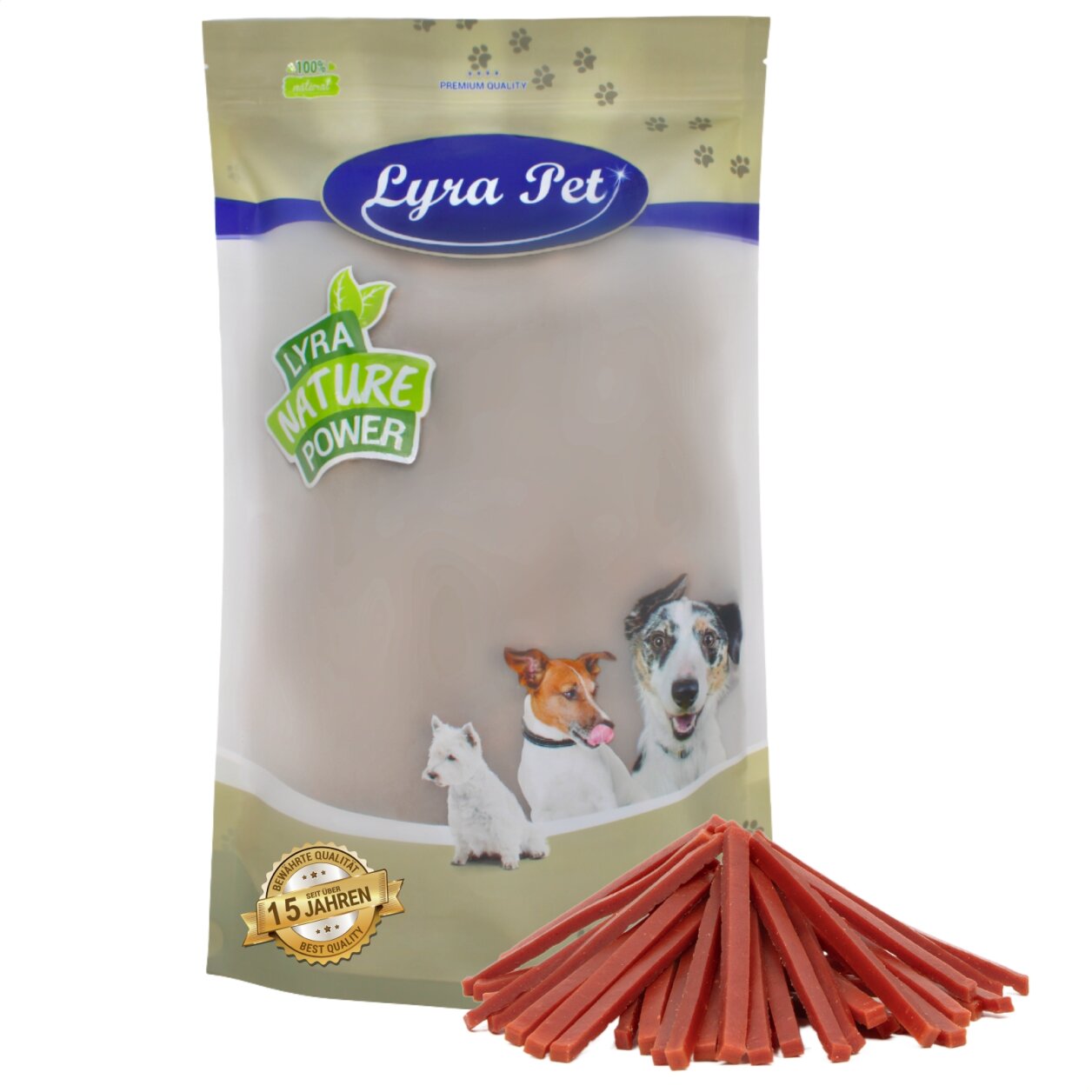 1 kg Lyra Pet® Entenbruststreifen von Lyra Pet GmbH