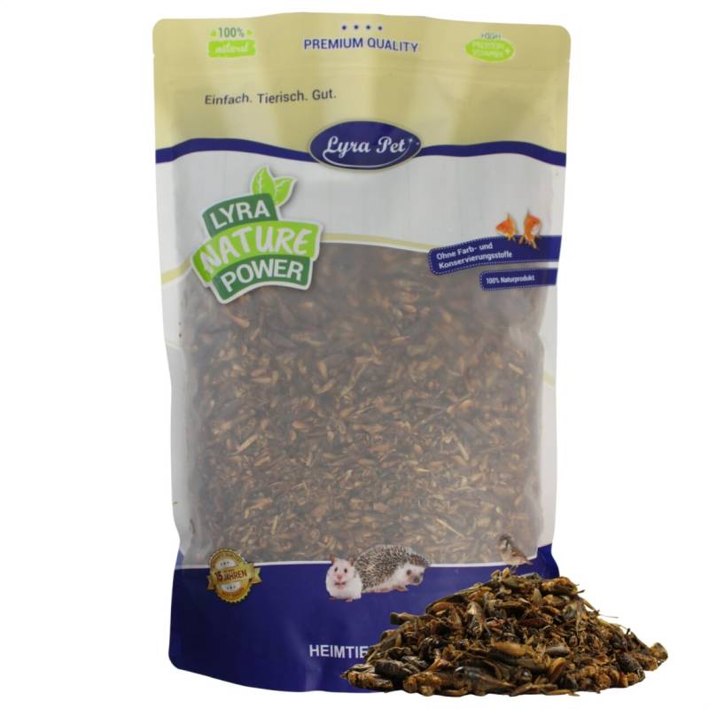 1 kg Lyra Pet® Heimchen getrocknet von Lyra Pet GmbH