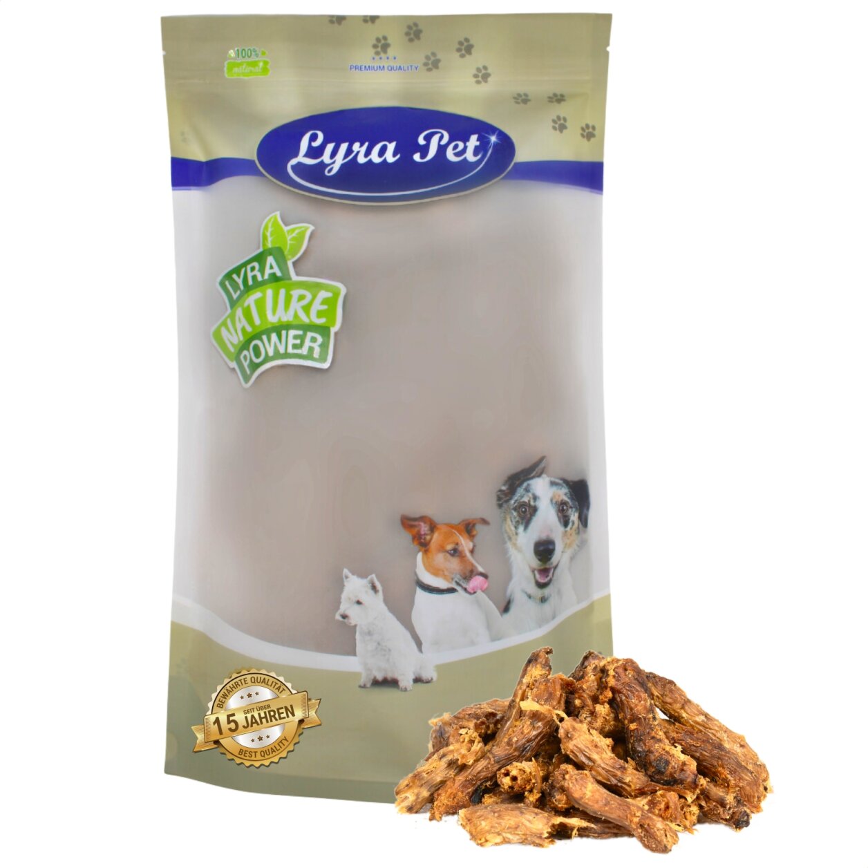 1 kg Lyra Pet® Hühnerhälse von Lyra Pet GmbH