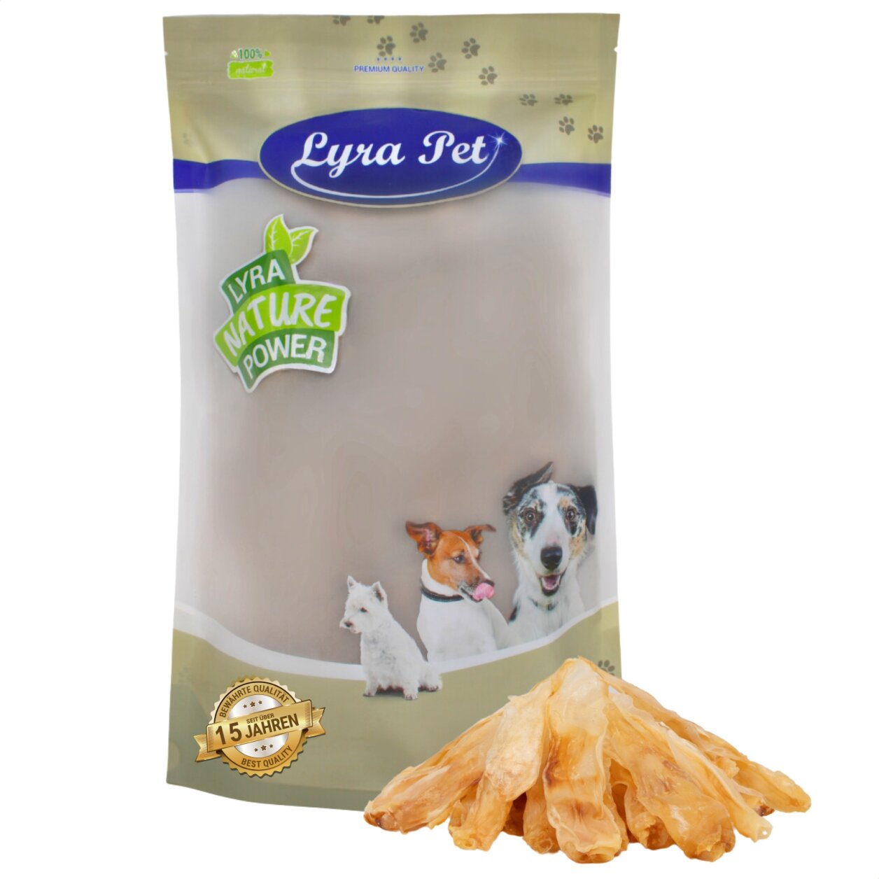 1 kg Lyra Pet® Kaninchenohren von Lyra Pet GmbH