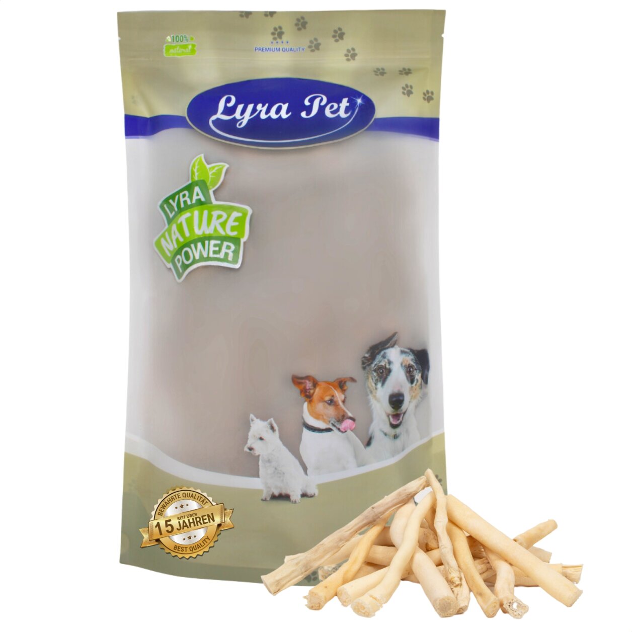 1 kg Lyra Pet® Ochsenschwanz weiß von Lyra Pet GmbH