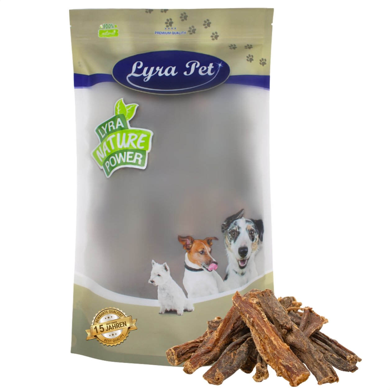 1 kg Lyra Pet® Rinderdörrfleisch von Lyra Pet GmbH