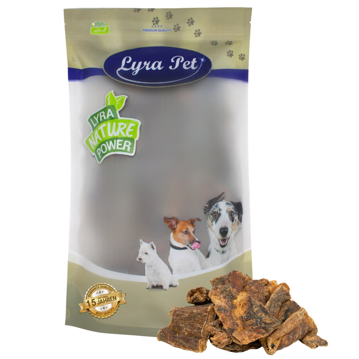 1 kg Lyra Pet® Rinderherz von Lyra Pet GmbH