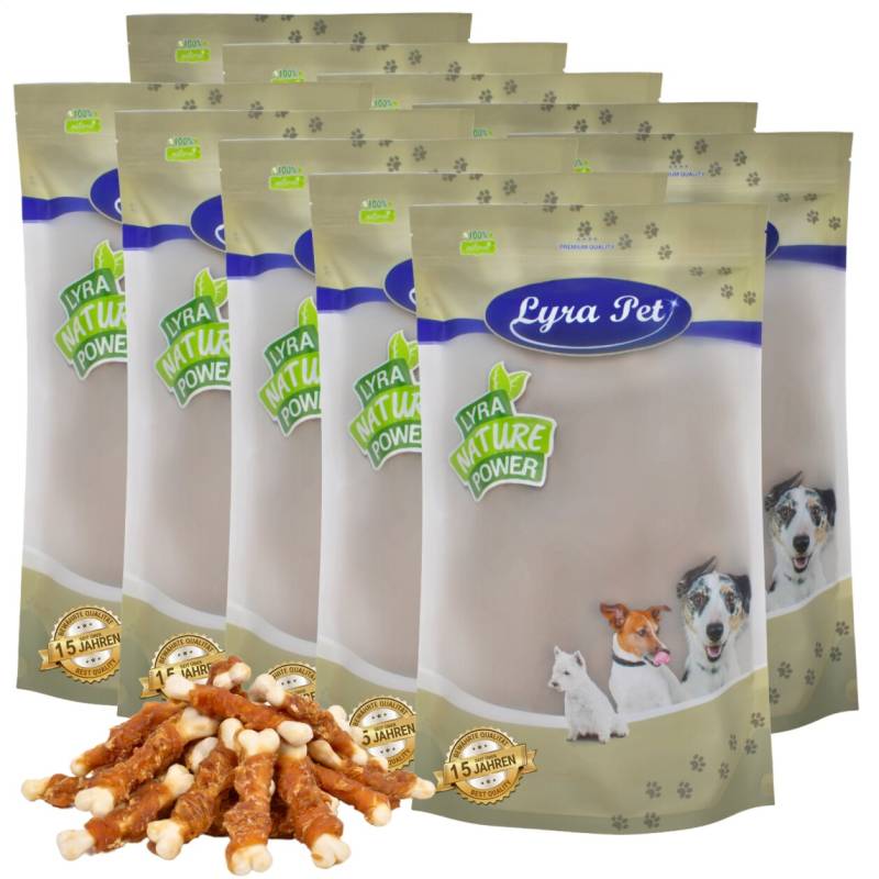 10 kg Lyra Pet® Calciumknochen mit Hühnerbruststreifen von Lyra Pet GmbH