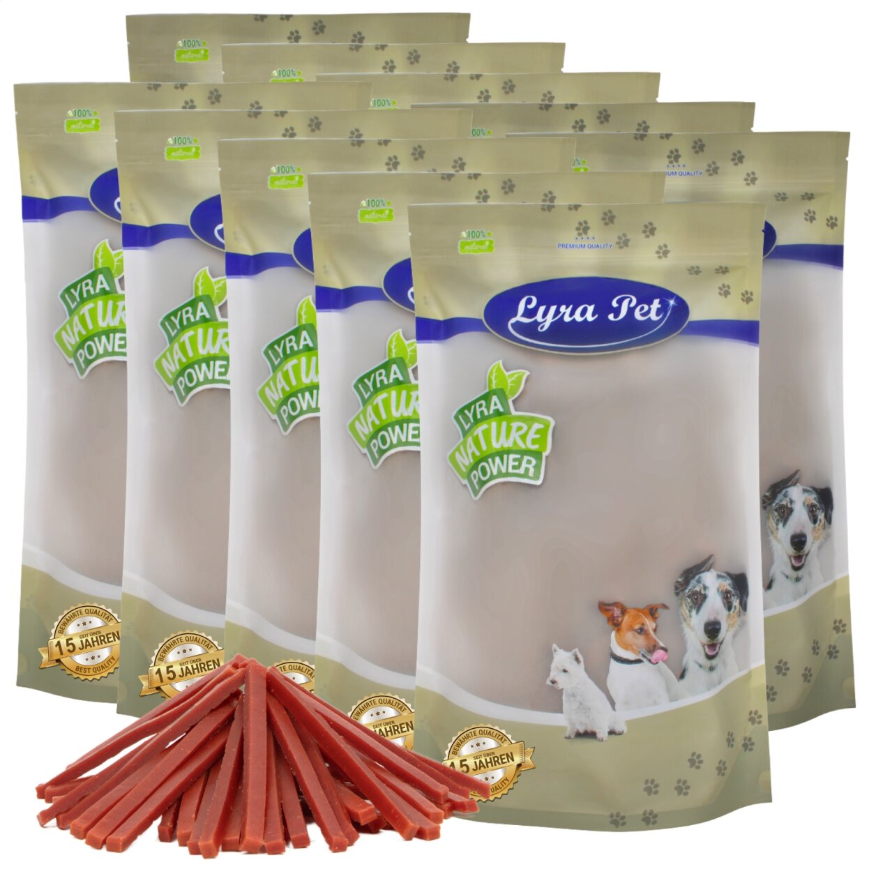 10 kg Lyra Pet® Entenbruststreifen von Lyra Pet GmbH