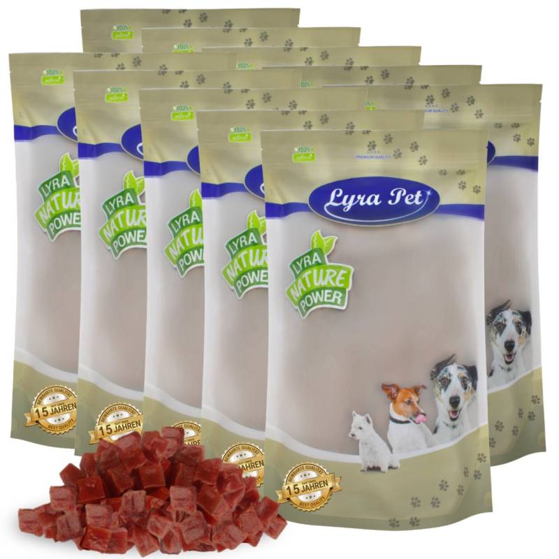 10 kg Lyra Pet® Entenbrustwürfel von Lyra Pet GmbH