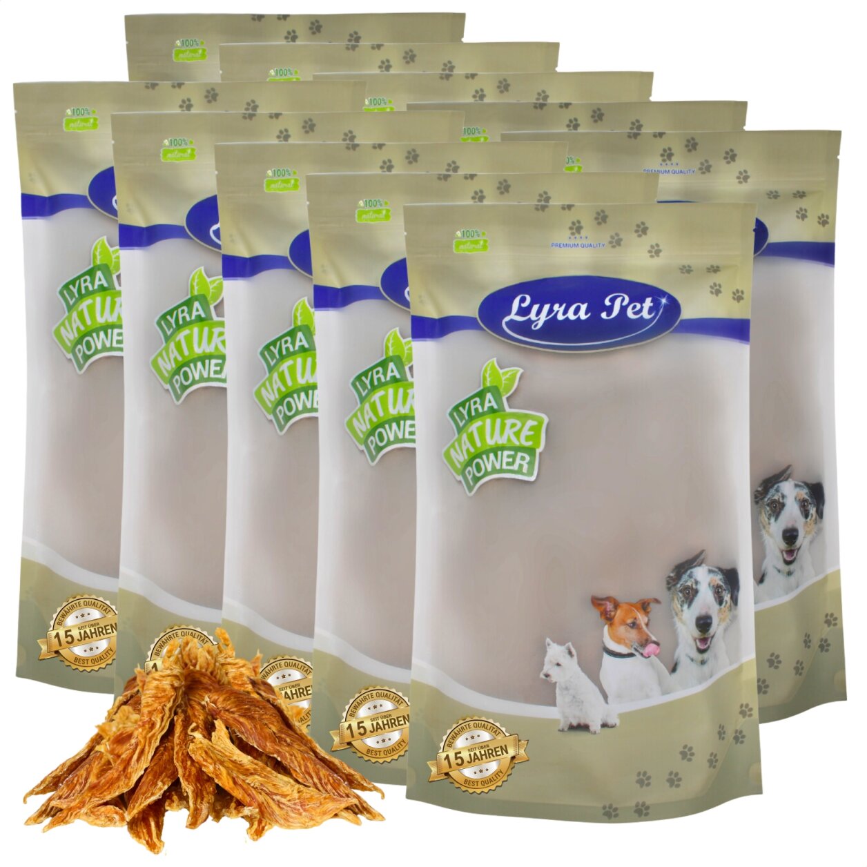 10 kg Lyra Pet® Hühnerbrustfilet naturbelassen von Lyra Pet GmbH