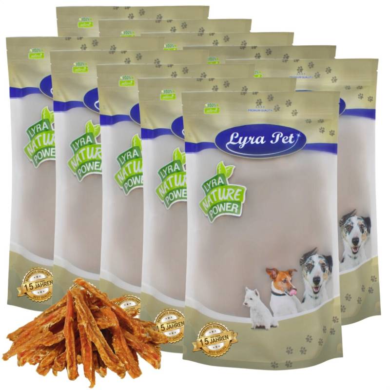 10 kg Lyra Pet® Hühnerbruststreifen von Lyra Pet GmbH