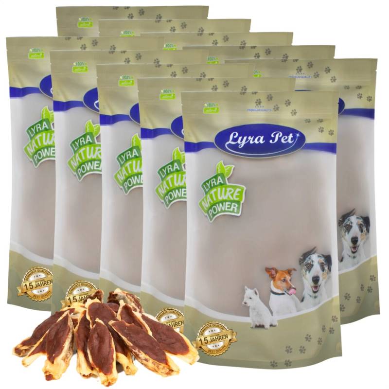 10 kg Lyra Pet® Kaninchenohren gefüllt mit Entenfleisch von Lyra Pet GmbH