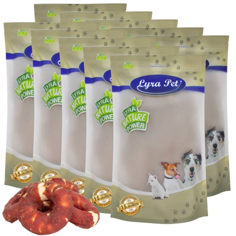 10 kg Lyra Pet® Kauringe mit Entenbruststreifen von Lyra Pet GmbH