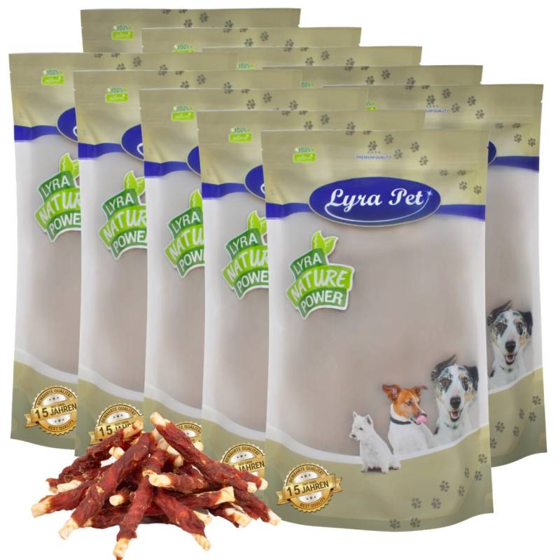 10 kg Lyra Pet® Kaurollen mit Entenbruststreifen von Lyra Pet GmbH