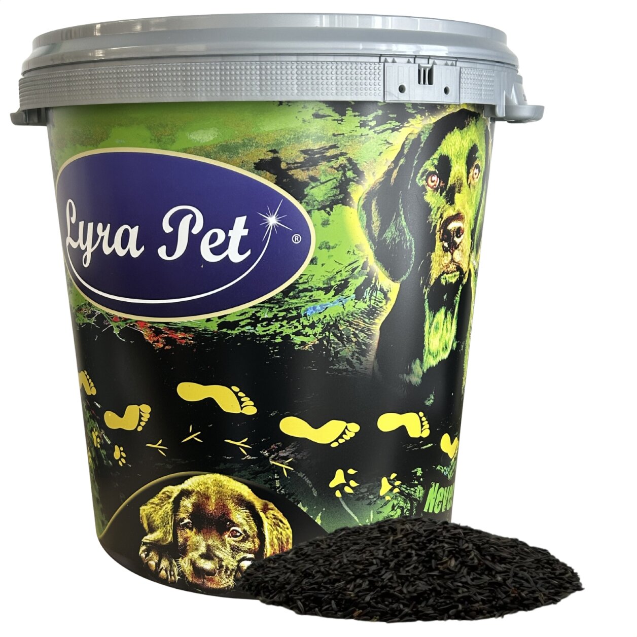 10 kg Lyra Pet® Nigersaat in 30 L Tonne von Lyra Pet GmbH