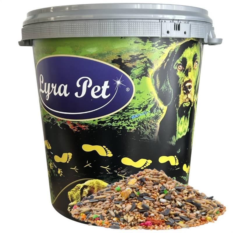 10 kg Lyra Pet® Nymphensittichfutter Großsittichfutter in 30 L Tonne von Lyra Pet GmbH