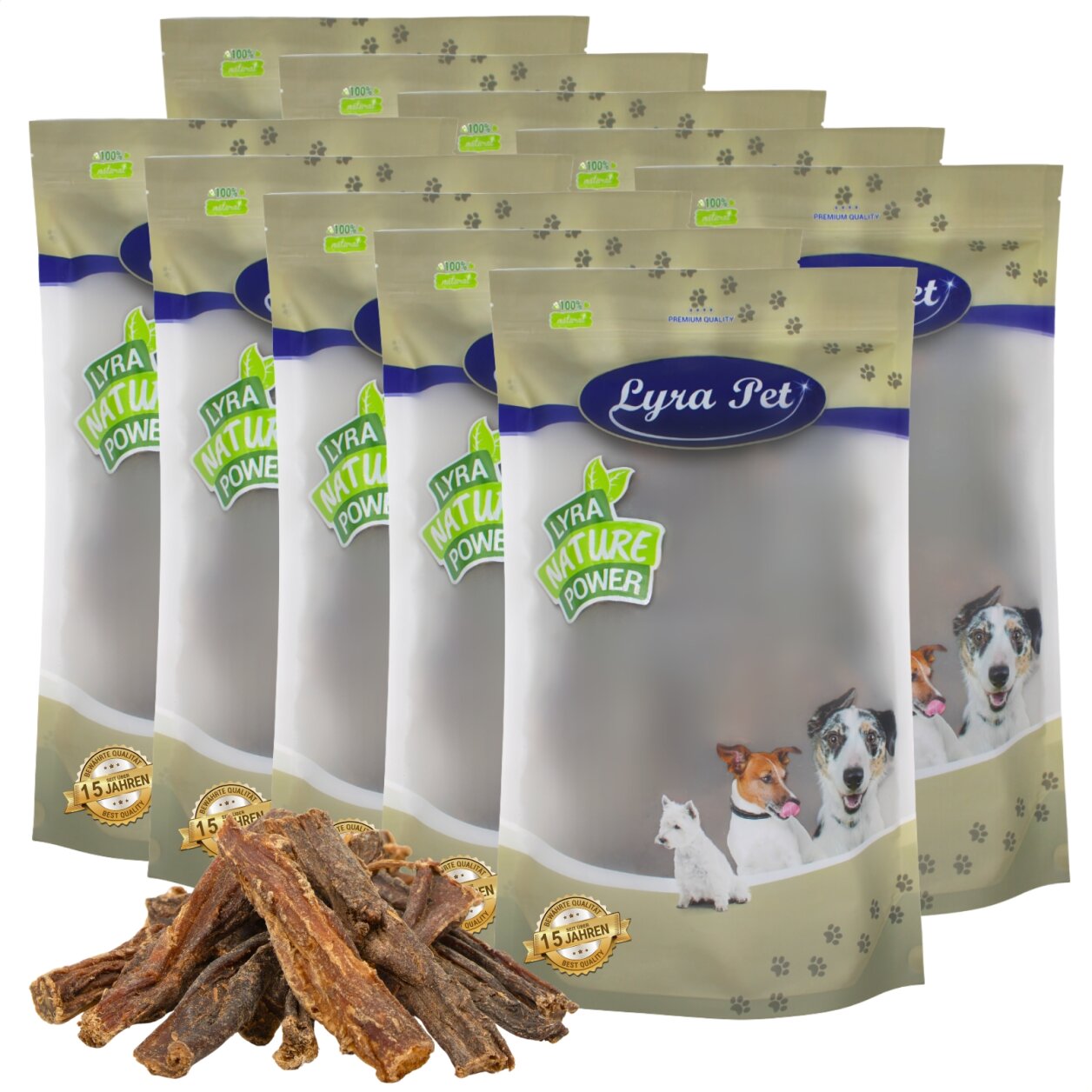 10 kg Lyra Pet® Rinderdörrfleisch von Lyra Pet GmbH