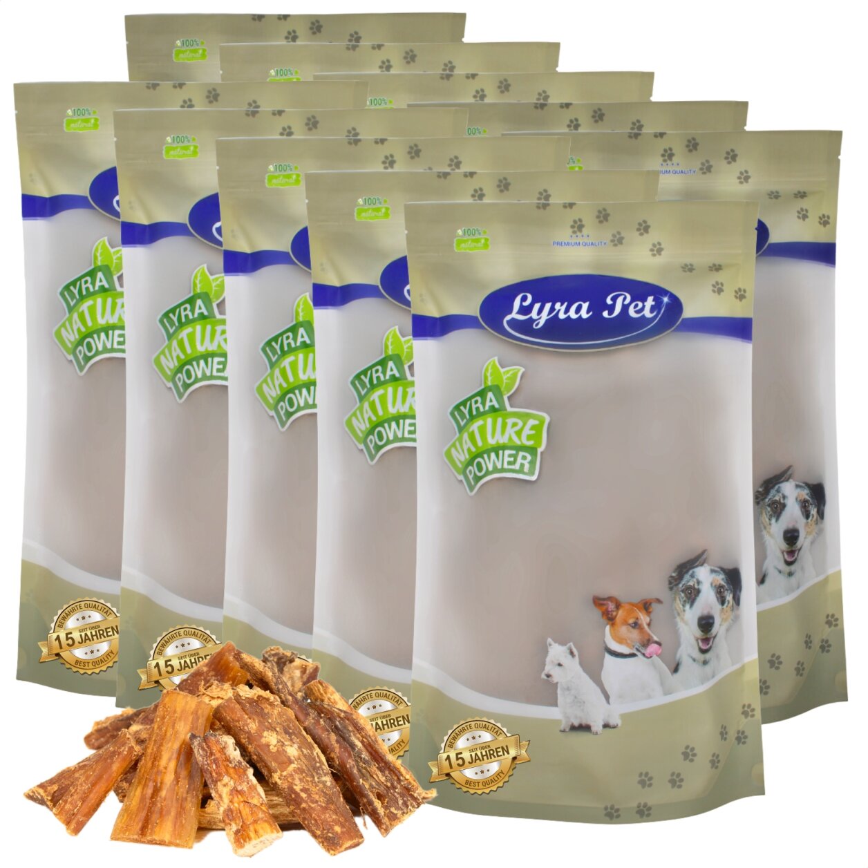 10 kg Lyra Pet® Rindernackensehnen klein von Lyra Pet GmbH