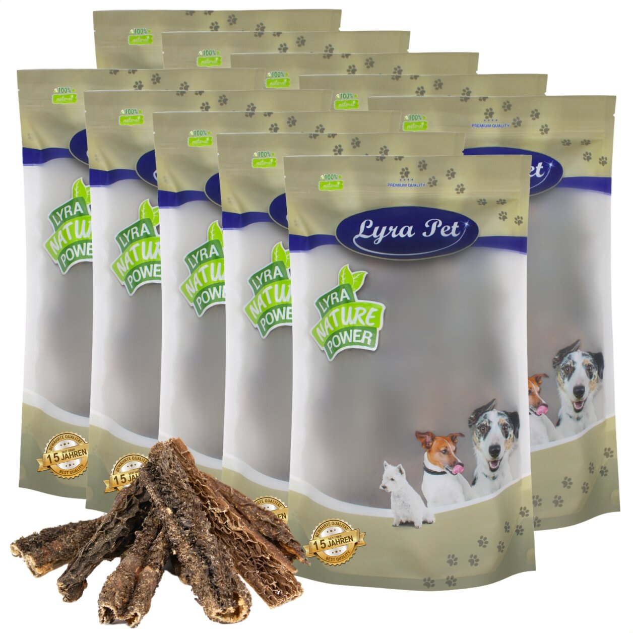 10 kg Lyra Pet® Rinderpansen groß von Lyra Pet GmbH