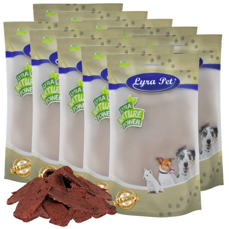 10 kg Lyra Pet® Rindfleischstreifen von Lyra Pet GmbH