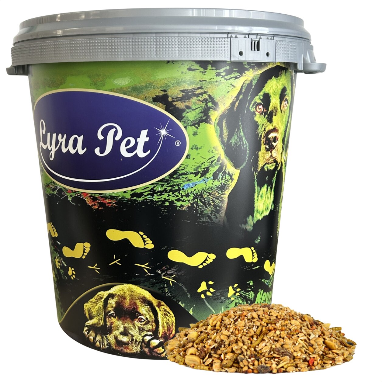 10 kg Lyra Pet® Weichfutter Premium in 30 L Tonne von Lyra Pet GmbH