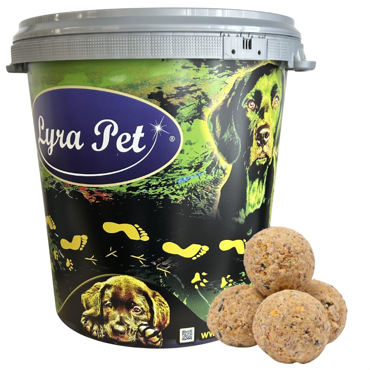 100 Stk. Lyra Pet® Meisenknödel ohne Netz à 90 g = 9 kg in 30 L Tonne von Lyra Pet GmbH
