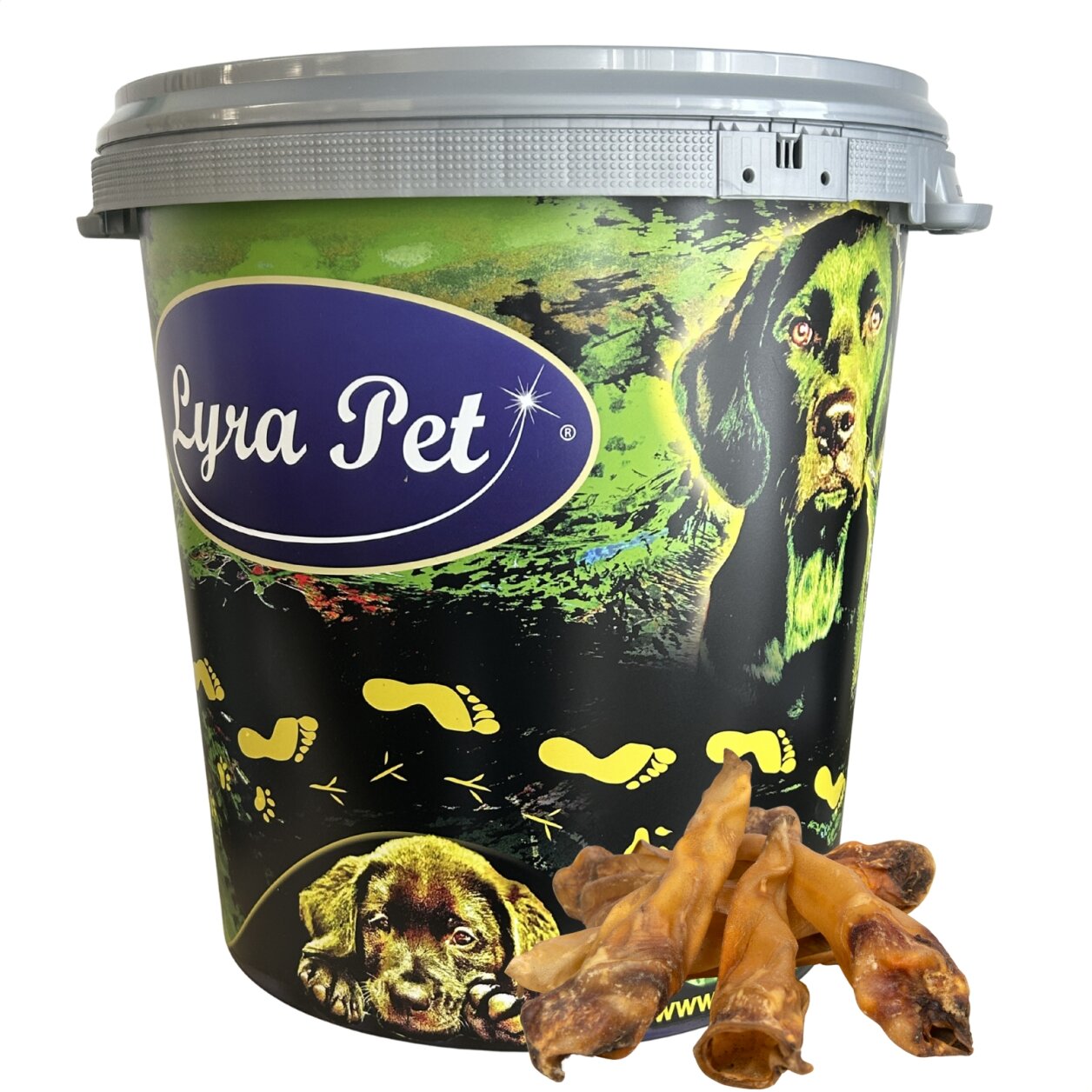 100 Stk. Lyra Pet® Rinderohren ca. 5 kg in 30 L Tonne von Lyra Pet GmbH