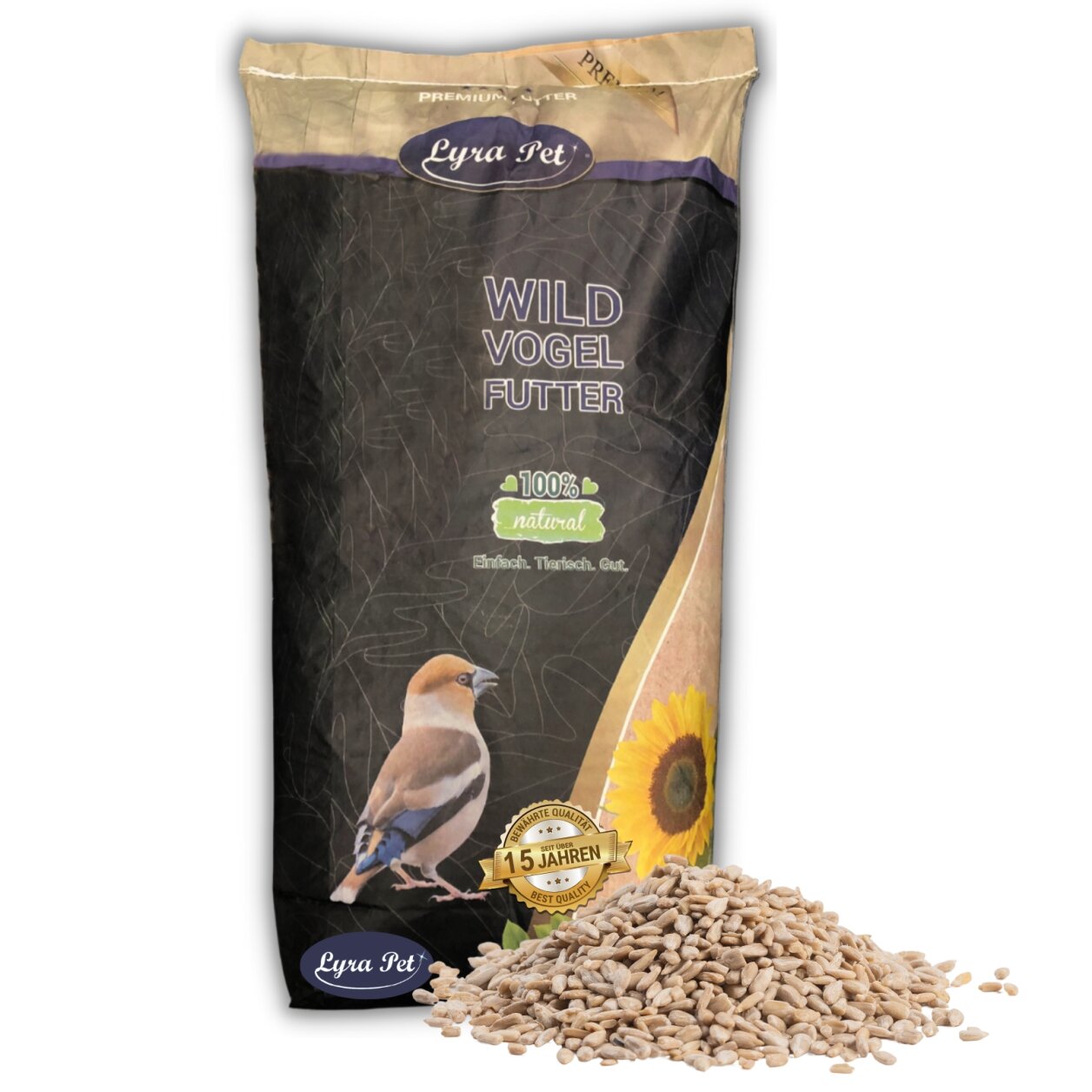 20 kg Lyra Pet® Sonnenblumenkerne geschält von Lyra Pet GmbH