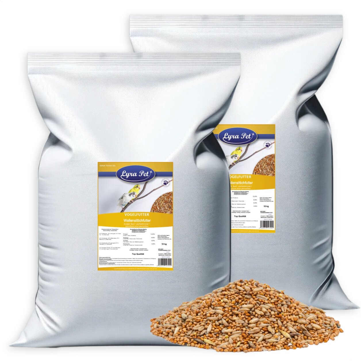 20 kg Lyra Pet® Wellensittichfutter von Lyra Pet GmbH