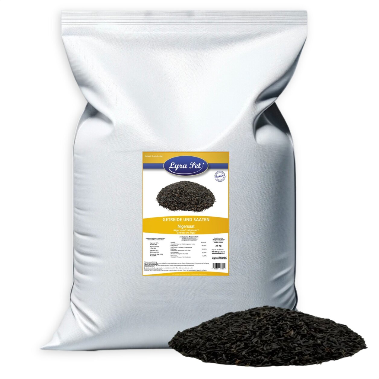 25 kg Lyra Pet® Nigersaat von Lyra Pet GmbH