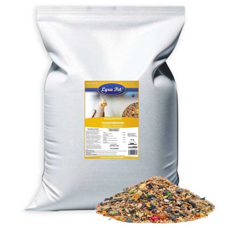 25 kg Lyra Pet® Nymphensittichfutter Großsittichfutter von Lyra Pet GmbH
