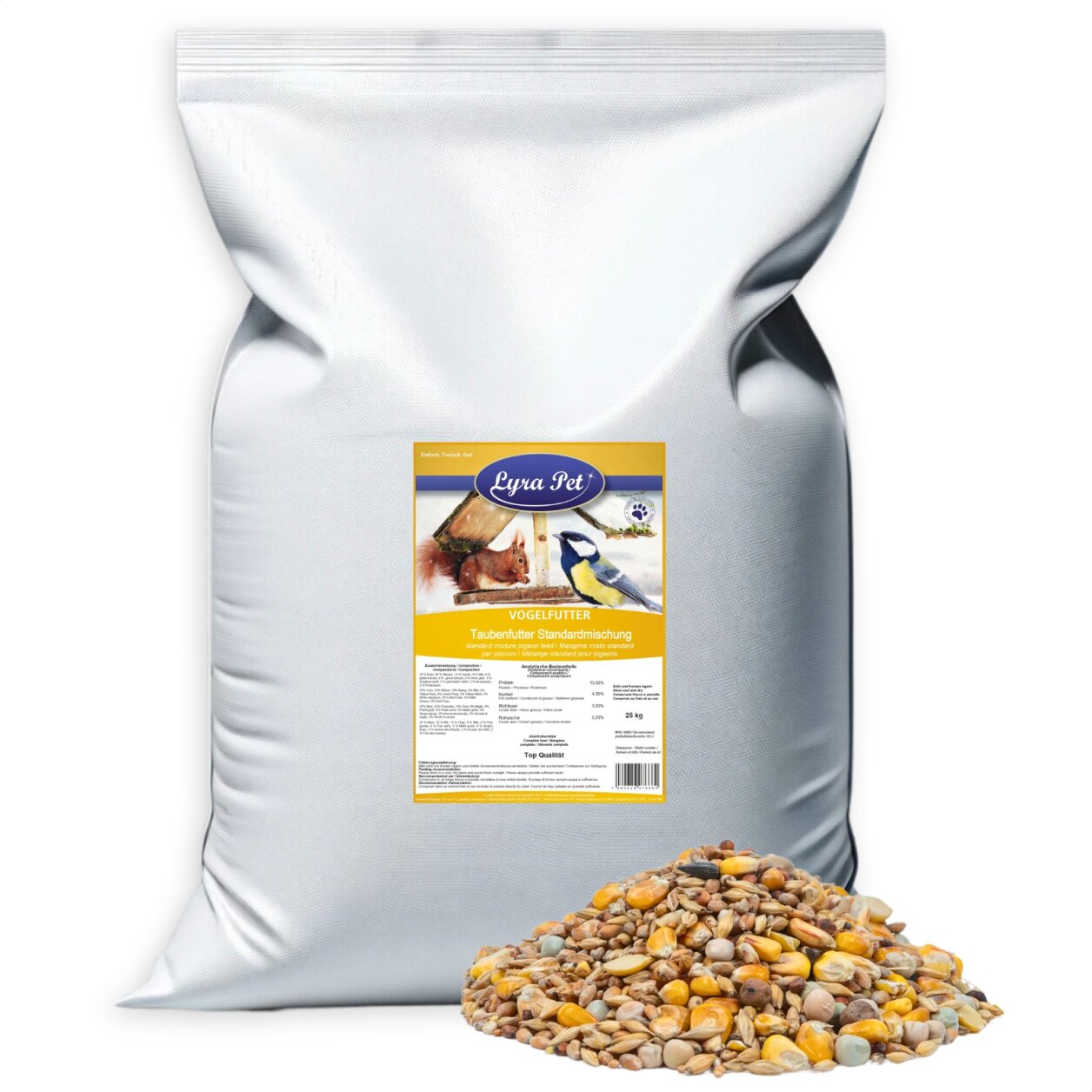 25 kg Lyra Pet® Taubenfutter Standardmischung von Lyra Pet GmbH