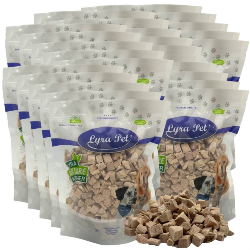 5 kg (25 x 200 g) Lyra Pet® Entenbrustwürfel gefriergetrocknet von Lyra Pet GmbH