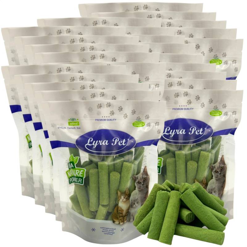 5 kg (25 x 200 g) Lyra Pet® Katzengras Sticks gefriergetrocknet von Lyra Pet GmbH