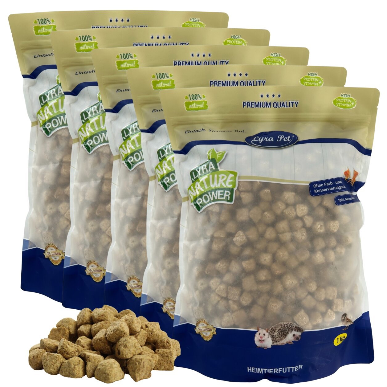 5 kg Lyra Pet® Artemia Würfel gefriergetrocknet von Lyra Pet GmbH