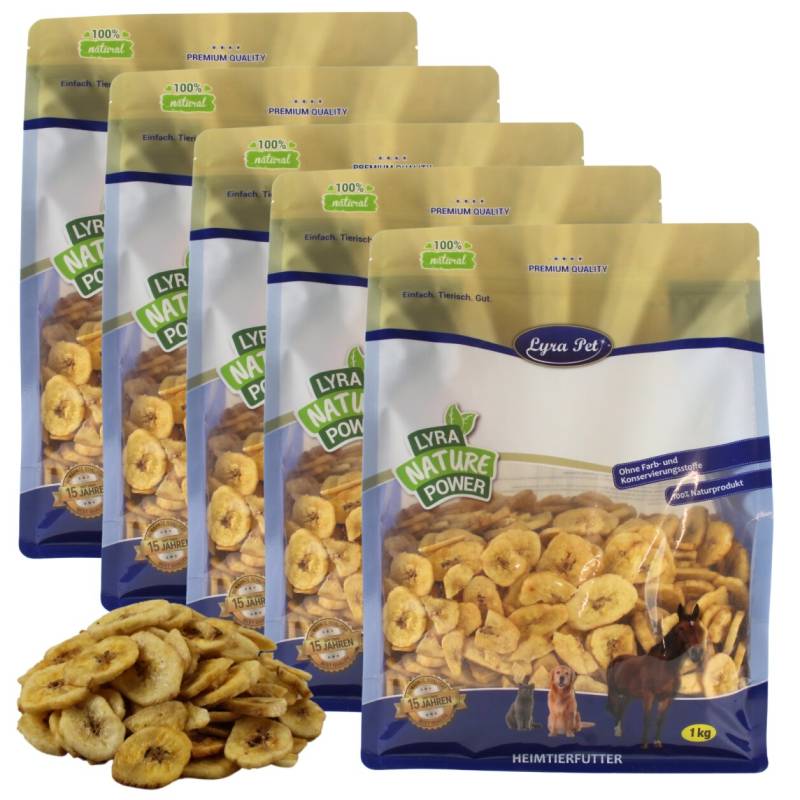 5 kg Lyra Pet® Bananen getrocknet von Lyra Pet GmbH