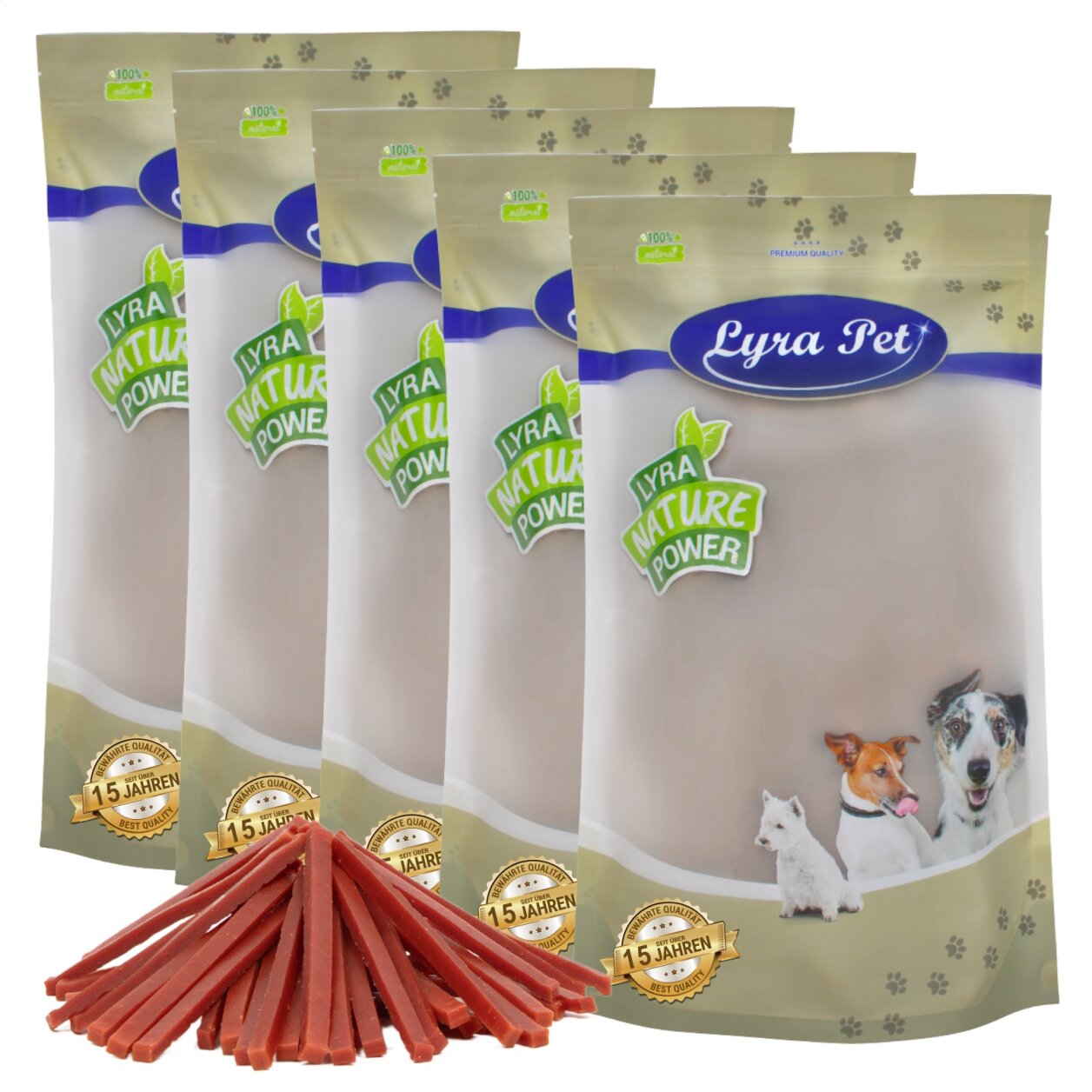 5 kg Lyra Pet® Entenbruststreifen von Lyra Pet GmbH