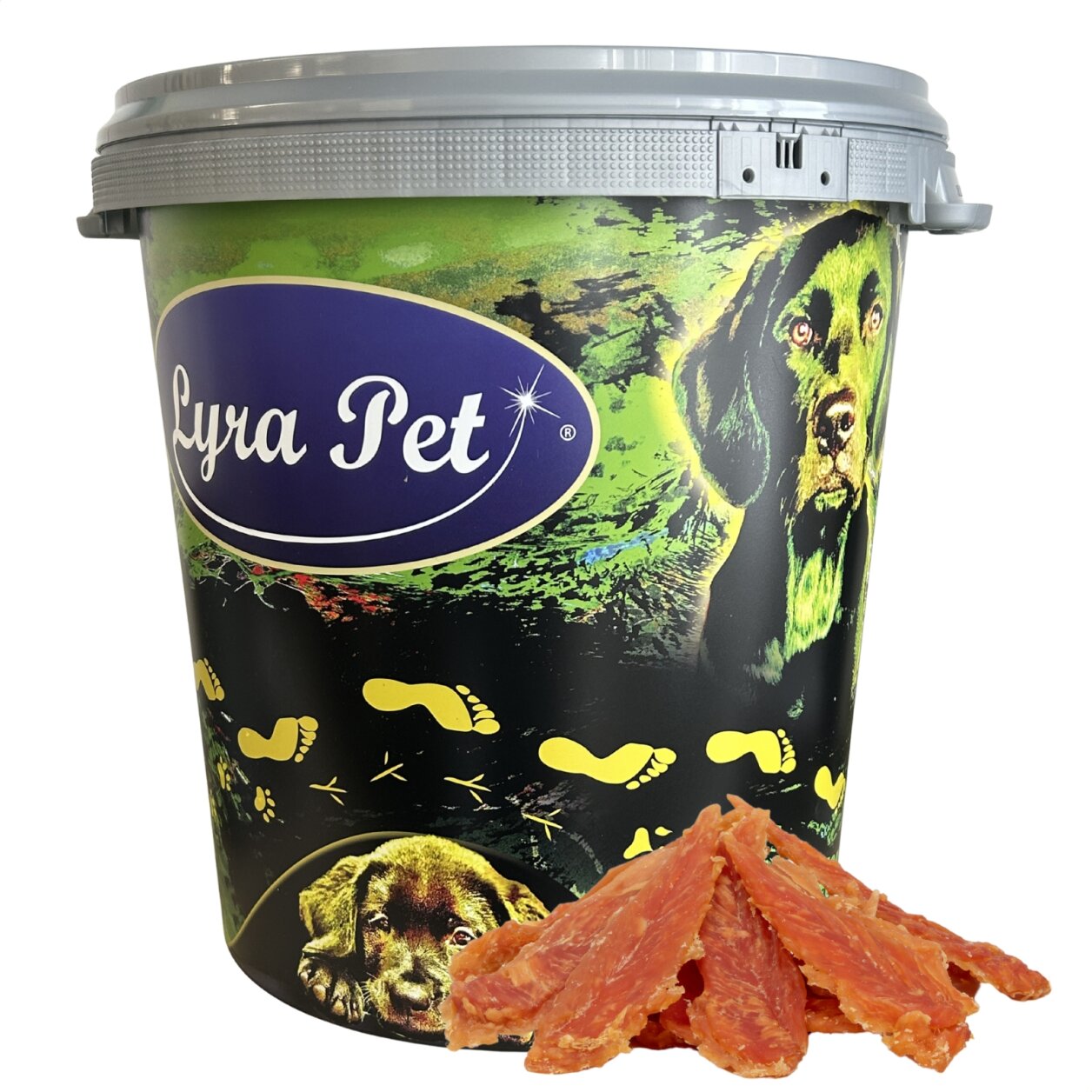 5 kg Lyra Pet® Hühnerbrust soft in 30 L Tonne von Lyra Pet GmbH