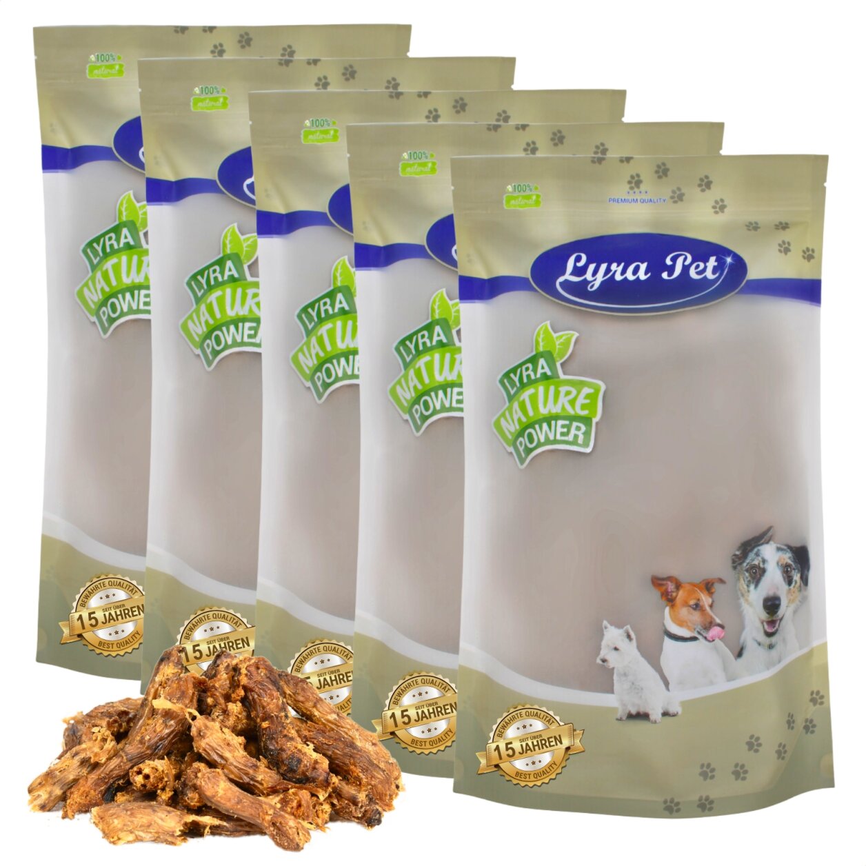 5 kg Lyra Pet® Hühnerhälse von Lyra Pet GmbH