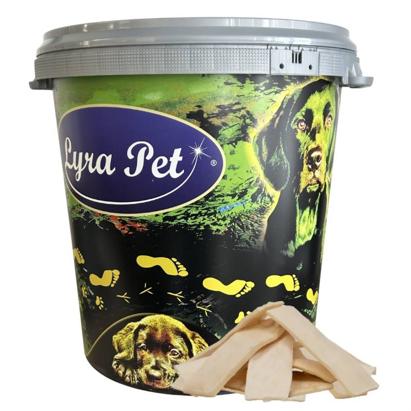 5 kg Lyra Pet® Kauchips aus Büffelhaut in 30 L Tonne von Lyra Pet GmbH