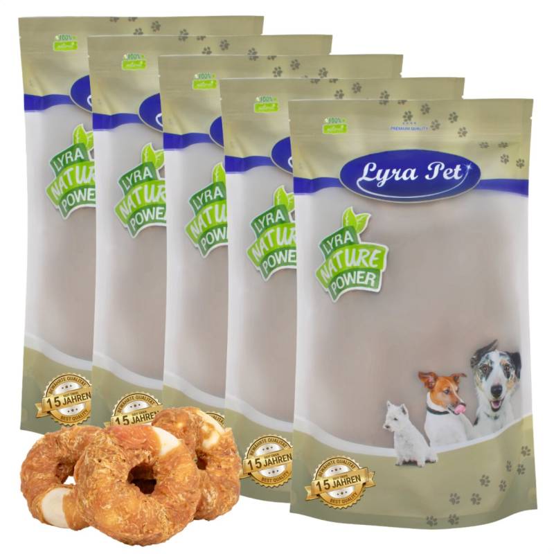 5 kg Lyra Pet® Kauringe mit Hühnerbruststreifen von Lyra Pet GmbH