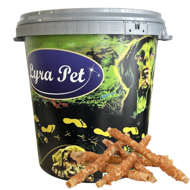 5 kg Lyra Pet® Kaurollen mit Hühnerbrust ca. 30-34 cm in 30 L Tonne von Lyra Pet GmbH