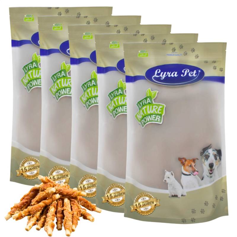 5 kg Lyra Pet® Kaustangen mit Hühnerbrust von Lyra Pet GmbH
